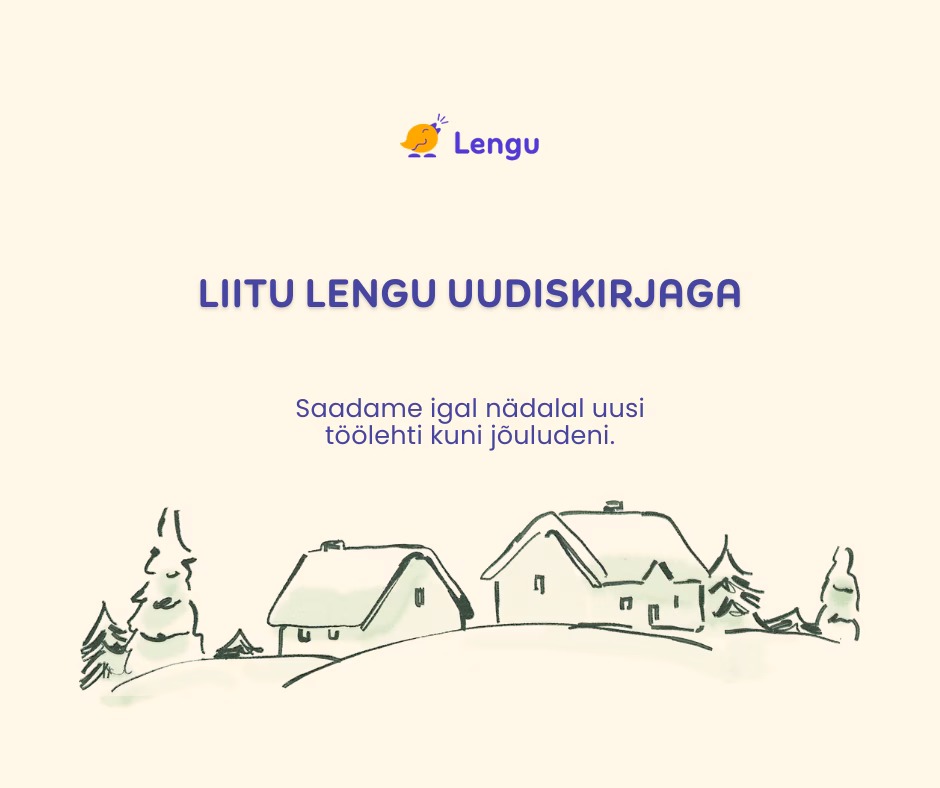 Liitu lengu uudiskirjaga