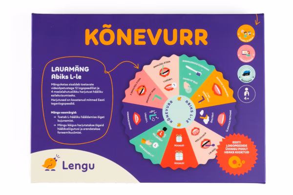 L hääliku logopeediline Lengu Kõnevurri mäng