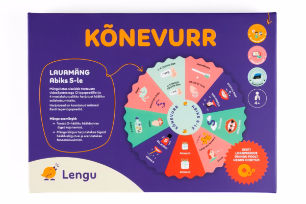 S hääliku logopeediline Lengu Kõnevurri mäng