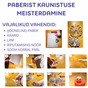 Paberist jõuluehte meisterdamine Lengu